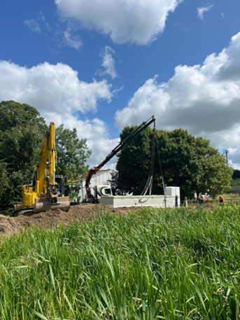 Project carried out by the bluestream environmental team with Rathsallagh House. Thirty years of experience in the septic tank